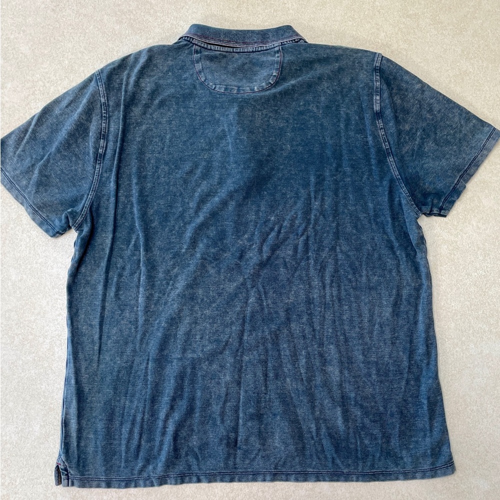 Carbon2Cobalt Men’s Polo, Large - Picture 3 of 4